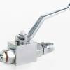 Stainless steel ball valve for high pressure M 3/8 - M 20x2
