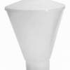 Plastic hopper 6 liters - WHITE