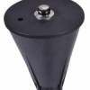 Plastic hopper 6 liters - BLACK