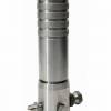 Inline fluid filter in aluminium for low pressure